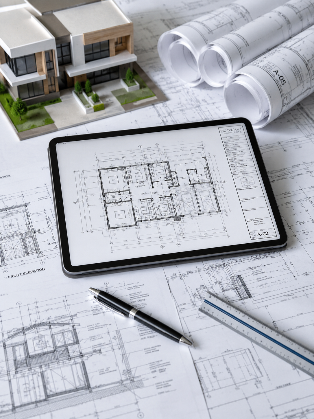 residential & commercial permit set drawings